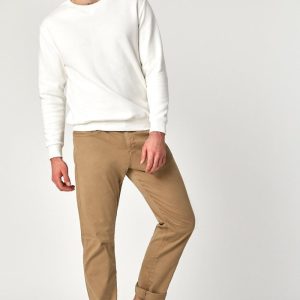 MATT RELAXED STRAIGHT LEG IN BRITISH KHAKI TWILL