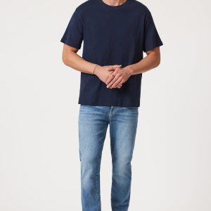 STEVE ATHLETIC FIT IN MID BRUSHED CLASSIC BLUE