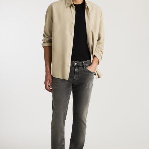 MARCUS SLIM STRAIGHT LEG IN MID SMOKE SUPERMOVE