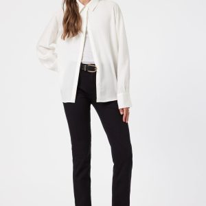 KENDRA STRAIGHT LEG IN BLACK FEATHER BLUE