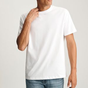 BASIC SHORT SLEEVE T-SHIRT IN WHITE