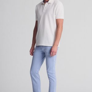 MILTON SLIM STRAIGHT CHINO IN MOUNTAIN SPRING LUXE TWILL