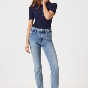 KENDRA STRAIGHT LEG IN LIGHT BRUSHED TRIBECA