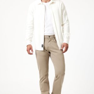 MATT RELAXED STRAIGHT LEG IN SAND CASUAL TWILL