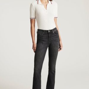 MOLLY BOOTCUT IN SMOKE FLEX BLUE