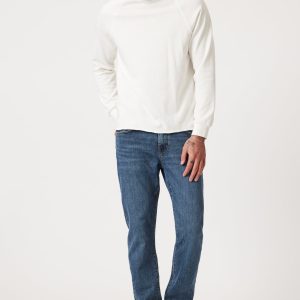 ZACH STRAIGHT LEG IN DARK FADED CLASSIC BLUE