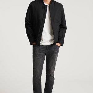 JAKE SLIM LEG IN SMOKE ORGANIC VINTAGE