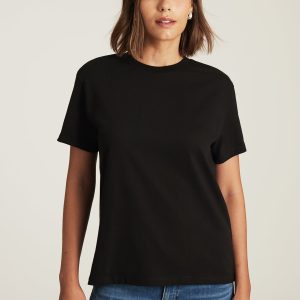 CREW NECK T-SHIRT IN BLACK