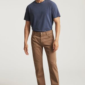 ZACH STRAIGHT LEG IN SHITAKE CASUAL TWILL