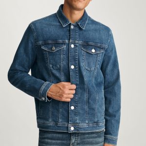 DRAKE DENIM JACKET IN MID BRUSHED CLASSIC VINTAGE