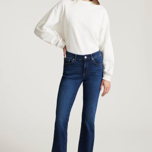 MOLLY BOOTCUT IN DARK BRUSHED TRIBECA