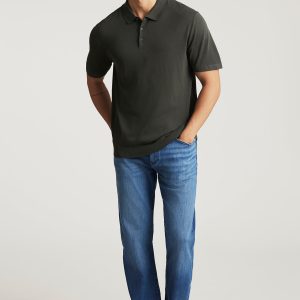 ZACH STRAIGHT LEG IN MID BRUSHED FEATHER BLUE